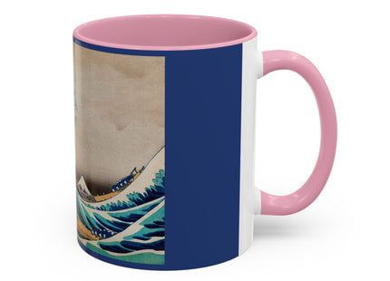 The Great Wave off Kanagawa by Katsushika Hokusai Colorful Mugs (11oz, 15oz)