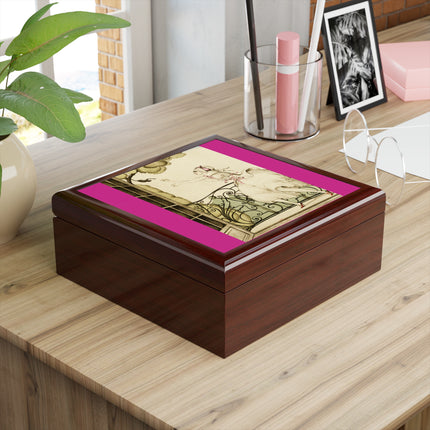 Sur talons rouges (On Red Heels) pl 02 by Gerda Wegener Jewelry Box