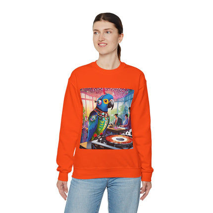 Parrot DJ Unisex Heavy Blend™ Crewneck Sweatshirt