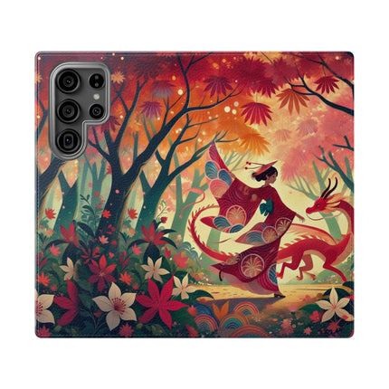 The Dragon Fairy’s Dance Flip Case – Enchanted Grace & Spring Magic