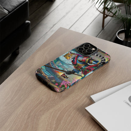 Cyberpunk Leopard Phone Cases