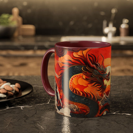 Emergence of the Dragon Colorful Mugs (11oz, 15oz)