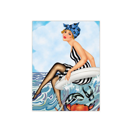 Playful Waves and Fashion Follies Ceramic Tile