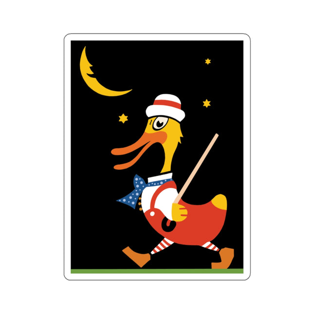 Dapper Duck Kiss-Cut Stickers (4 Sizes)