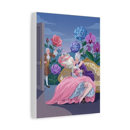 🌹💜 The Secret Embrace Placemat – Art Deco Floral Romance