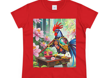 Cyberpunk Rooster Cotton Tee