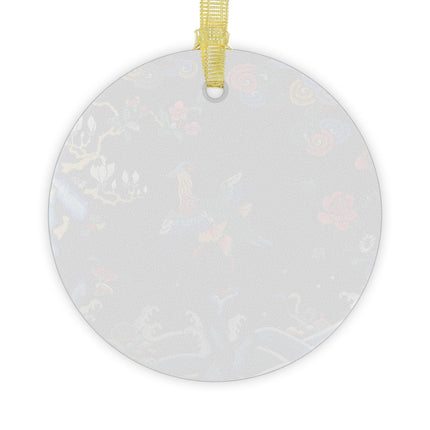 Rank Badge with Mandarin Glass Ornament