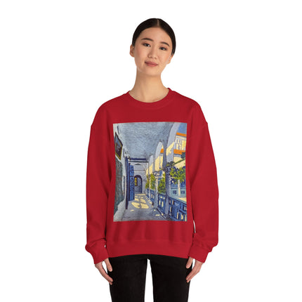 Gallery of a Moroccan Riad by George Gaudion Heavy Blend™ Crewneck Sweatshirt