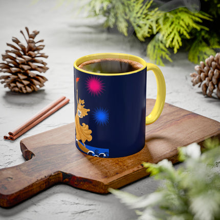 Liberty's Triumph Colorful Mugs – Art Deco Glory & Triumphant Spirit