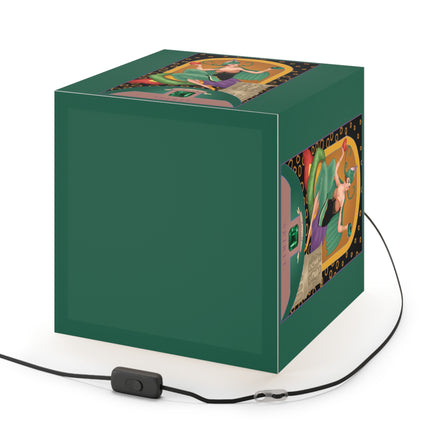 May & Emerald (from the Gem Series) by Sofia Chiostri Light Cube Lamp