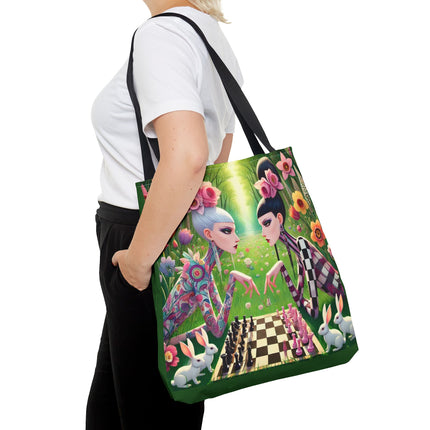 The Spring Gambit: A Fairy’s Move Tote Bag – Whimsical Chess & Spring Magic