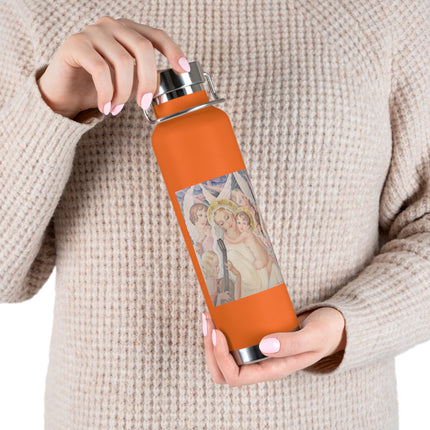 Madonna with Child Surrounded by Musical Angels by Gerda Wegener Copper Vacuum Insulated Bottle, 22oz
