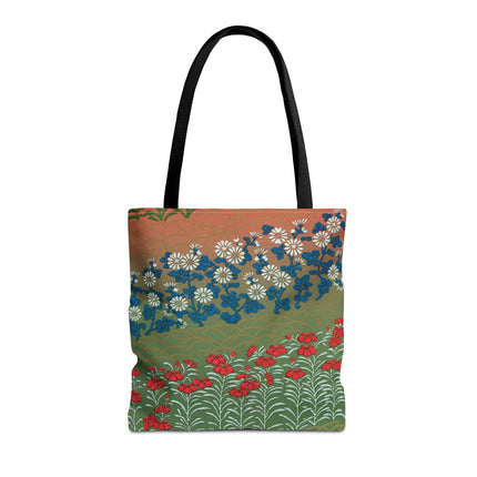 Japanese Flower Pattern II by G.A. Audsley Tote Bag (AOP)