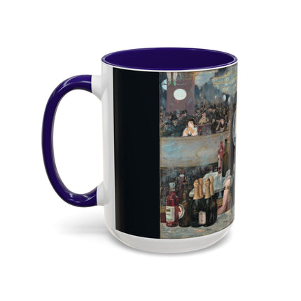 A Bar at the Folies-Bergère by Edouard Manet Colorful Mugs (11oz, 15oz)