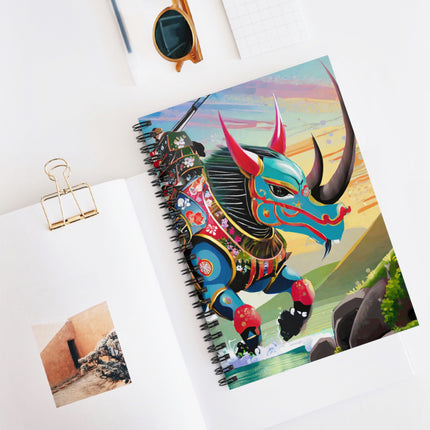 Bio-Mech Beast Spiral Notebook - Ruled Line