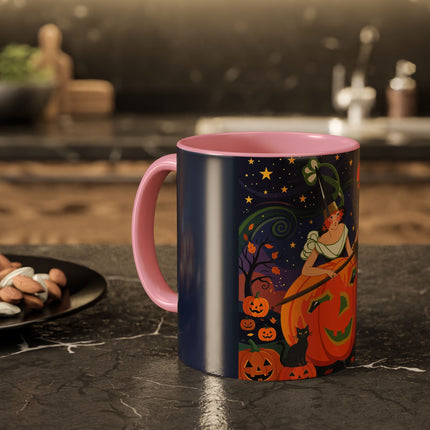 🧙‍♀️🎃 The Witch Of Pumpkin Moon Hollow Colorful Mug – Whimsical Halloween Magic
