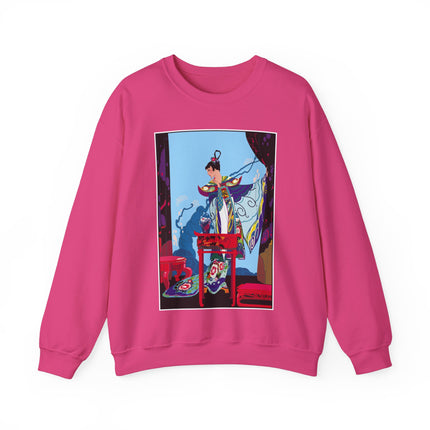 A Visual Journey by Umberto Brunelleschi Women's Heavy Blend™ Crewneck Sweatshirt