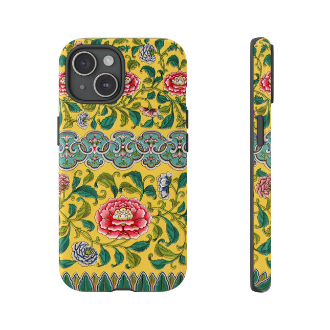 Chinese Floral Illustration by Owen Jones Phone Cases