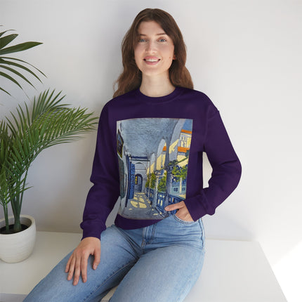 Gallery of a Moroccan Riad by George Gaudion Heavy Blend™ Crewneck Sweatshirt