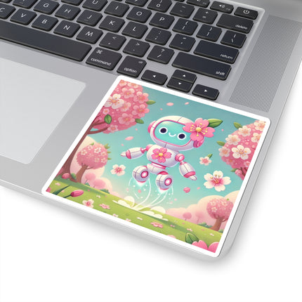 Sakura Sentinel Kiss-Cut Stickers (4 Sizes)