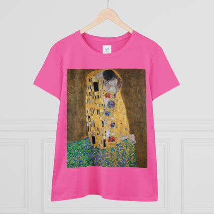 The Kiss by Gustav Klimt Women's Midweight Cotton Tee