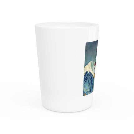 The Peppermint Bottle by Paul Cézanne Ceramic Shot Glass