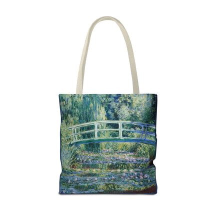 Water Lilies and Japanese Bridge by Claude Monet Tote Bag (AOP)
