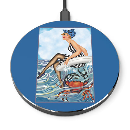 Playful Waves and Fashion Follies Wireless Charger