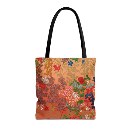 Japanese Flower Pattern by G.A. Audsley Tote Bag (AOP)