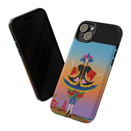 Colorful Dancer Phone Case – Vibrant Grace & Cultural Elegance