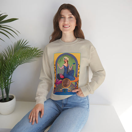 December & Tanzanite (from the Gem Series) by Sofia Chiostri Heavy Blend™ Crewneck Sweatshirt