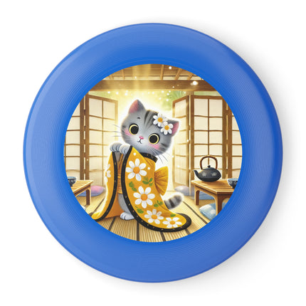 Playful Kitten in the Tea Room Wham-O Frisbee – Curious Paws & Cozy Charm