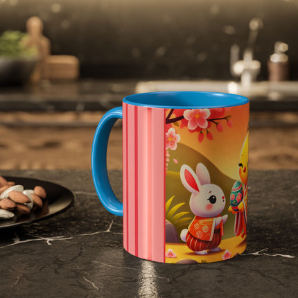 Whimsical Springtime Exchange Colorful Mugs (11oz, 15oz)