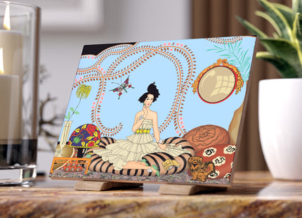 Minuit … ou l’appartement à la mode by George Barbier Ceramic Tile