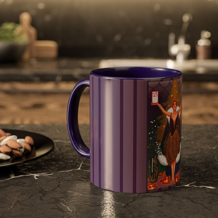 Countdown to Christmas Elegance Colorful Mugs (11oz, 15oz)