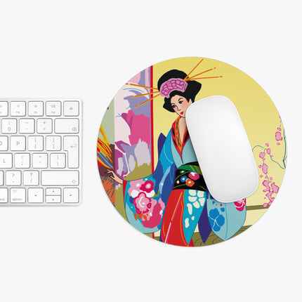 A Timeless Journey by Umberto Brunelleschi Mouse Pad, Round and Rectangle