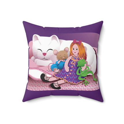 Joy of Friendship Spun Polyester Square Pillow