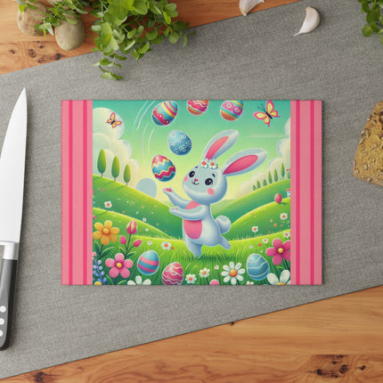 Easter Bunny’s Glass Cutting Board