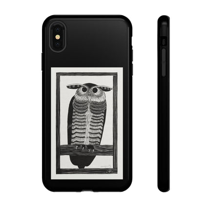 Horned Owl by Samuel Jessurun de Mesquita Phone Cases