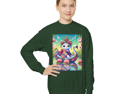Geisha Kitten’s River Voyage Youth Crewneck Sweatshirt