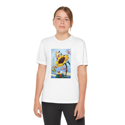 Sunflower Fairies by Margaret Tarrant Youth Competitor Tee – Golden Garden Magic & Storybook Wonder