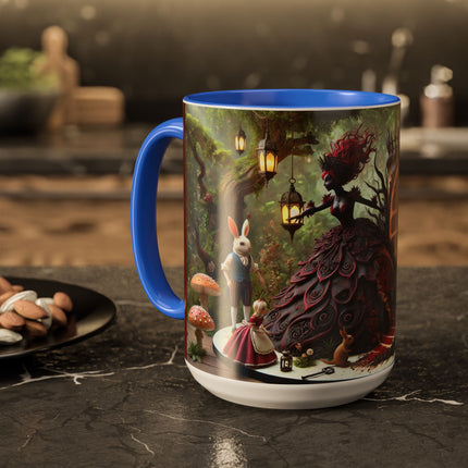 Malice in Wonderland – Gothic Halloween Colorful Mugs (11oz, 15oz)