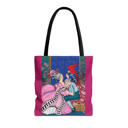 The Jealous Parrot by George Barbier Tote Bag (AOP)