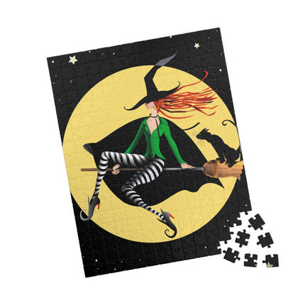 A Witch’s Moonlit Flight Puzzle (110, 252, 520, 1014-piece)