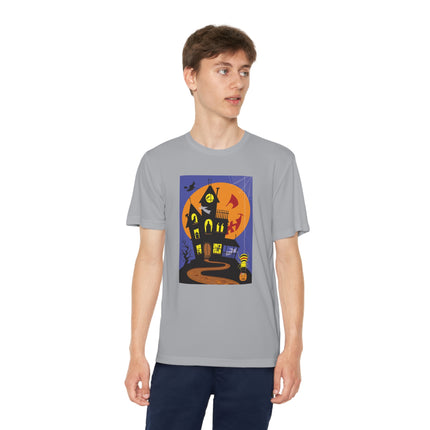 Halloween Night at the Haunted House Youth Competitor Tee