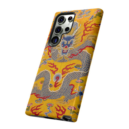 Majestic Dragon Regalia – Imperial 12-Symbol Robe Phone Cases