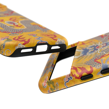 Majestic Dragon Regalia – Imperial 12-Symbol Robe Phone Cases