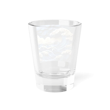 Dramatic Ocean with Crashing Waves Shot Glass, 1.5oz