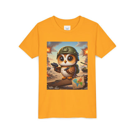 Owl on the Front Lines Youth Short Sleeve Tee
