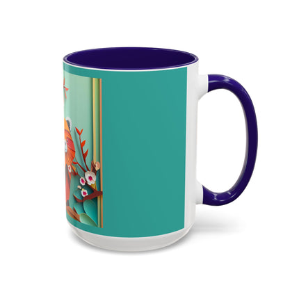 A Playful Red Panda Colorful Mugs (11oz, 15oz)